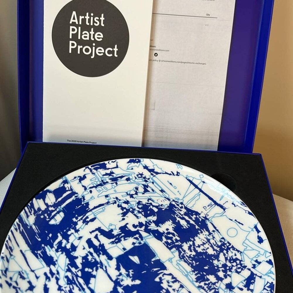 Sarah Sze Limited Edition Art Plate Project 2020 Coalition for the Homeless